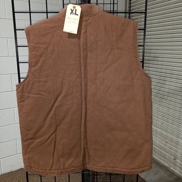 Concealed Carry Canvas Vest - Brown | XL - Picture 3 of 9